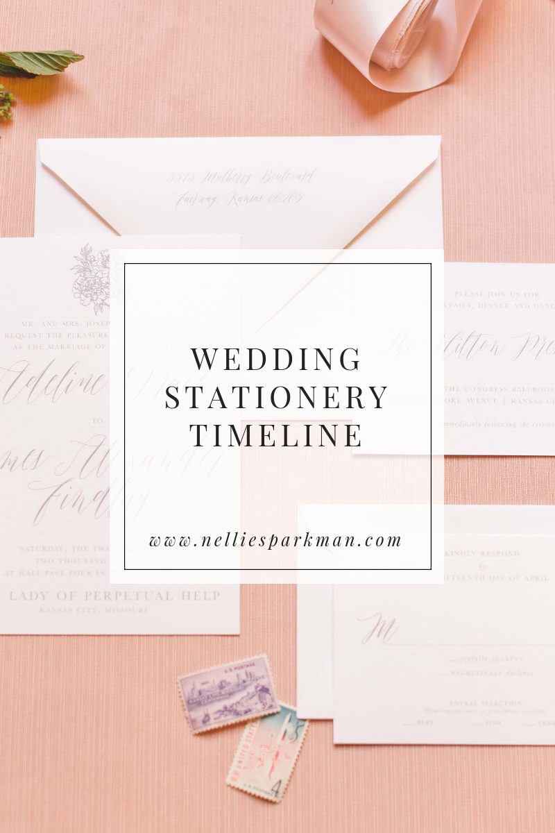 Wedding Stationery Timeline | Nellie Sparkman Events and Stationery Studio