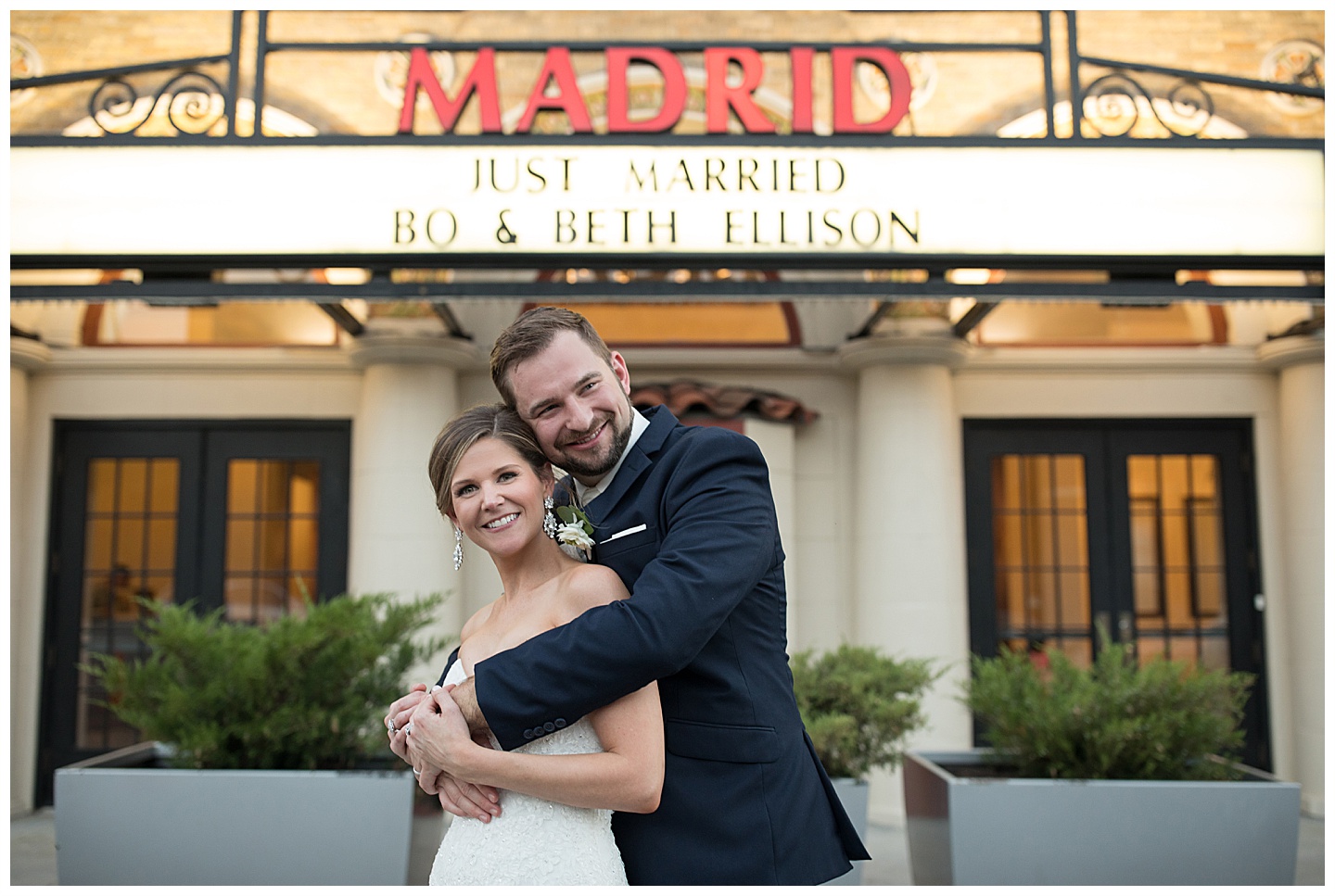Classic Blue Wedding at The Madrid Theater